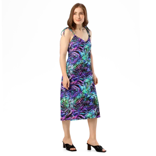 Afterglow Riptide on a Slip Dress