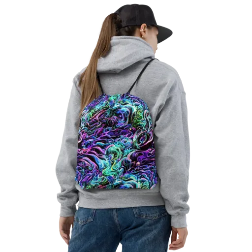 Afterglow Riptide on a Drawstring Bag