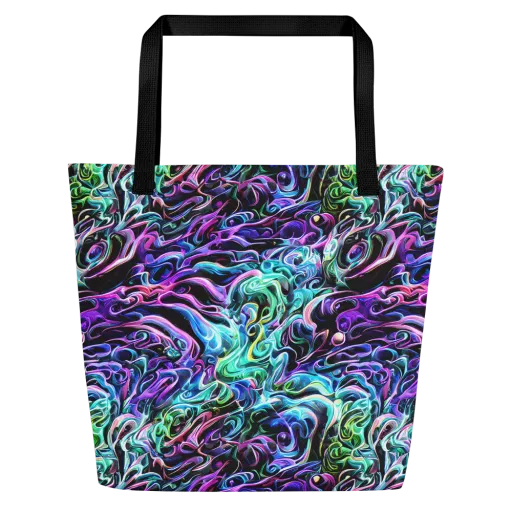 Afterglow Riptide on a Large Tote Bag W/ Pocket