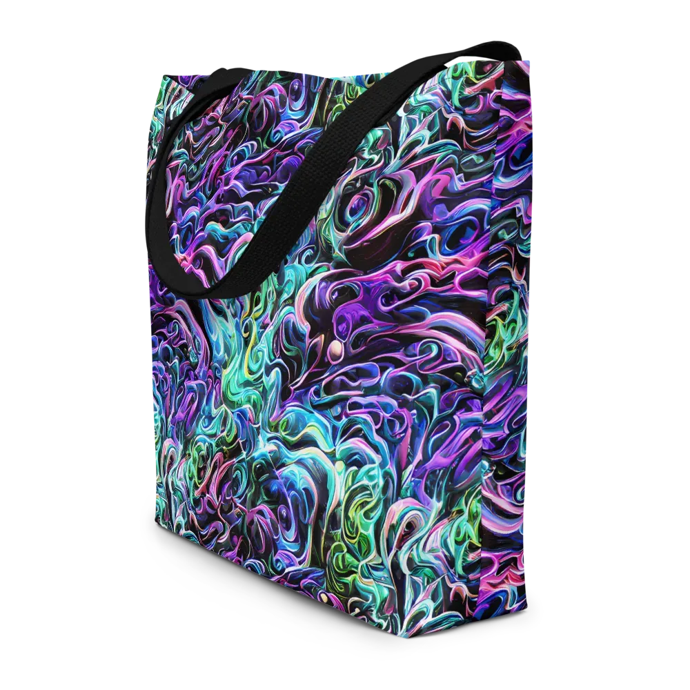 Afterglow Riptide on Large Tote Bag W/ Pocket — Front