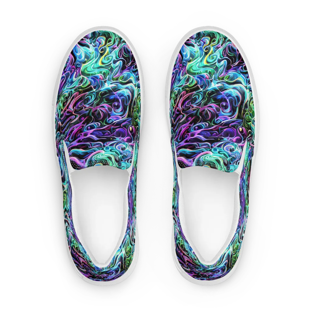 Afterglow Riptide on Women's Slip-On Canvas Shoes — Front