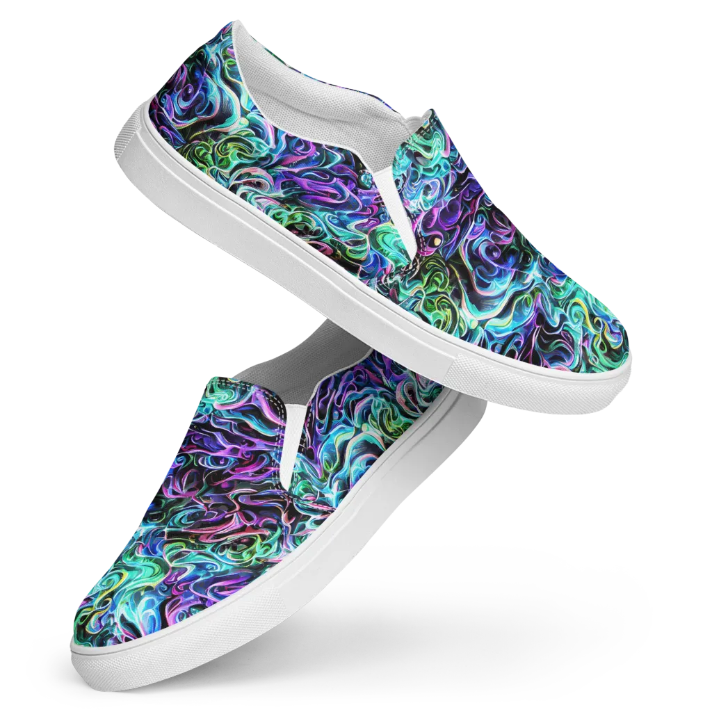 Afterglow Riptide on Women's Slip-On Canvas Shoes — Front