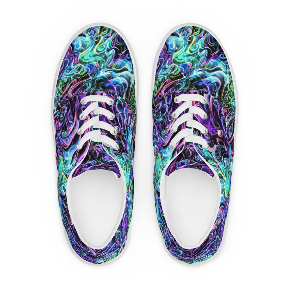 Afterglow Riptide on Men's Lace-Up Canvas Shoes — Front