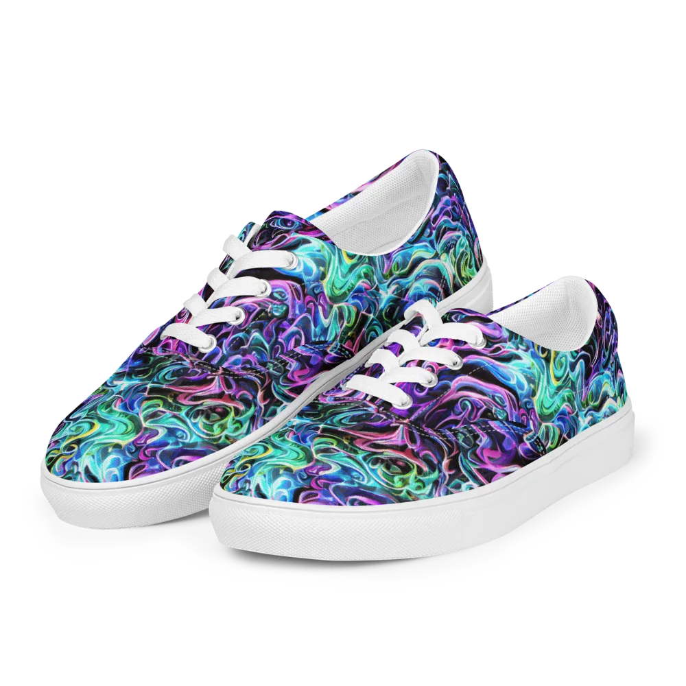 Afterglow Riptide on Men's Lace-Up Canvas Shoes — Left Front