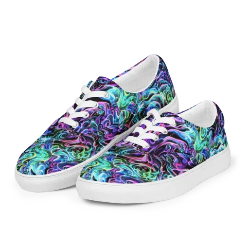 Afterglow Riptide on a Men's Lace-Up Canvas Shoes
