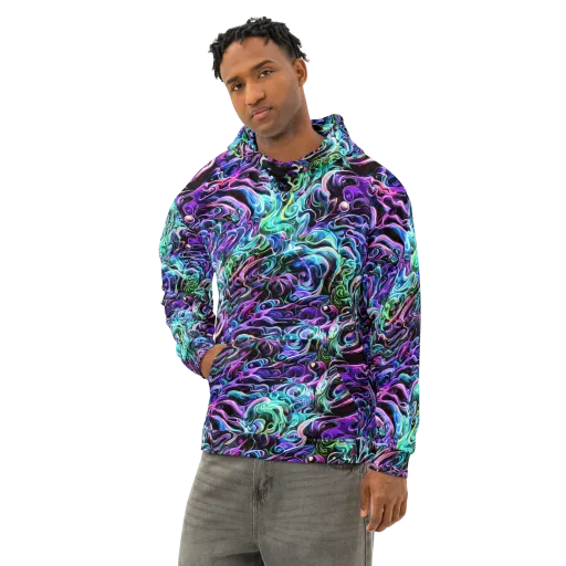 Afterglow Riptide on a Cotton Hoodie