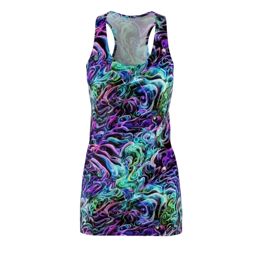 Afterglow Riptide on a Racerback Dress