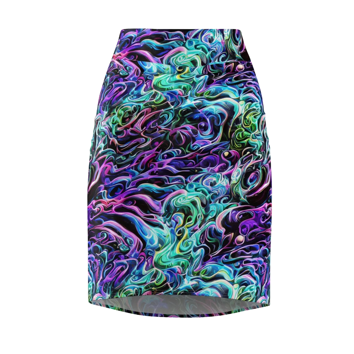 Afterglow Riptide on Pencil Skirt — Front