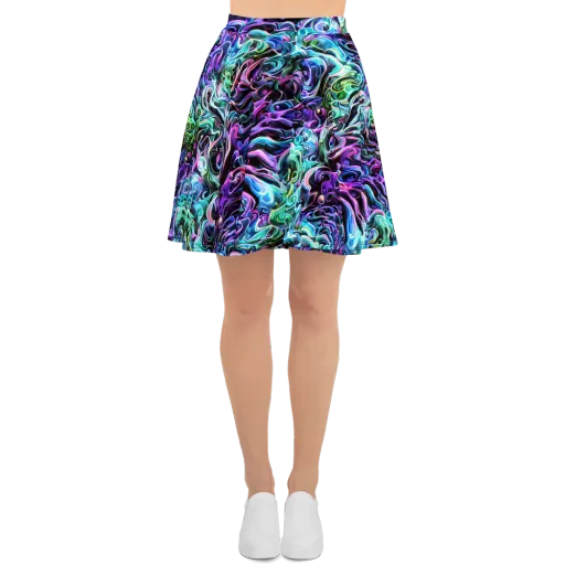 Afterglow Riptide on a Skater Skirt