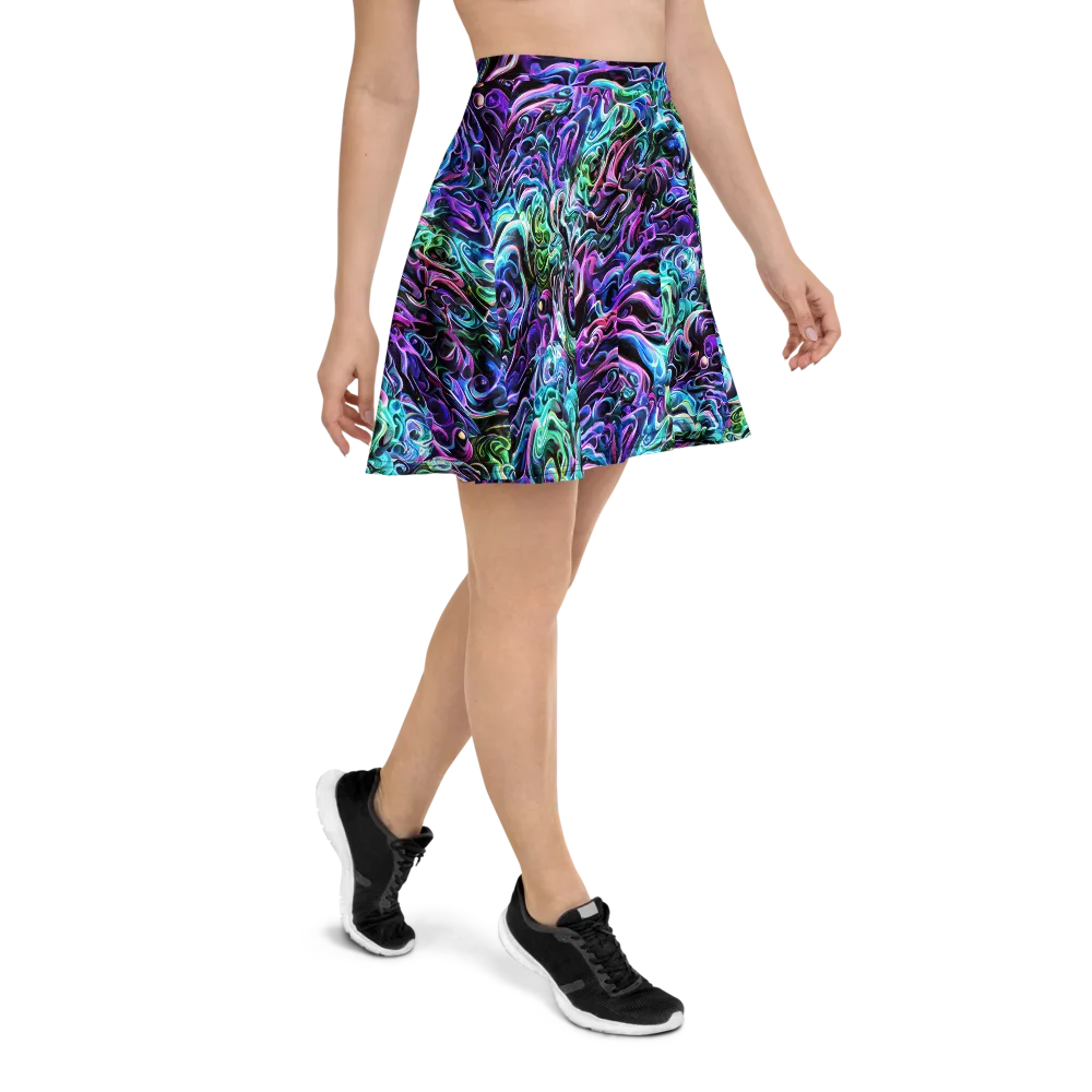 Afterglow Riptide on Skater Skirt — Right
