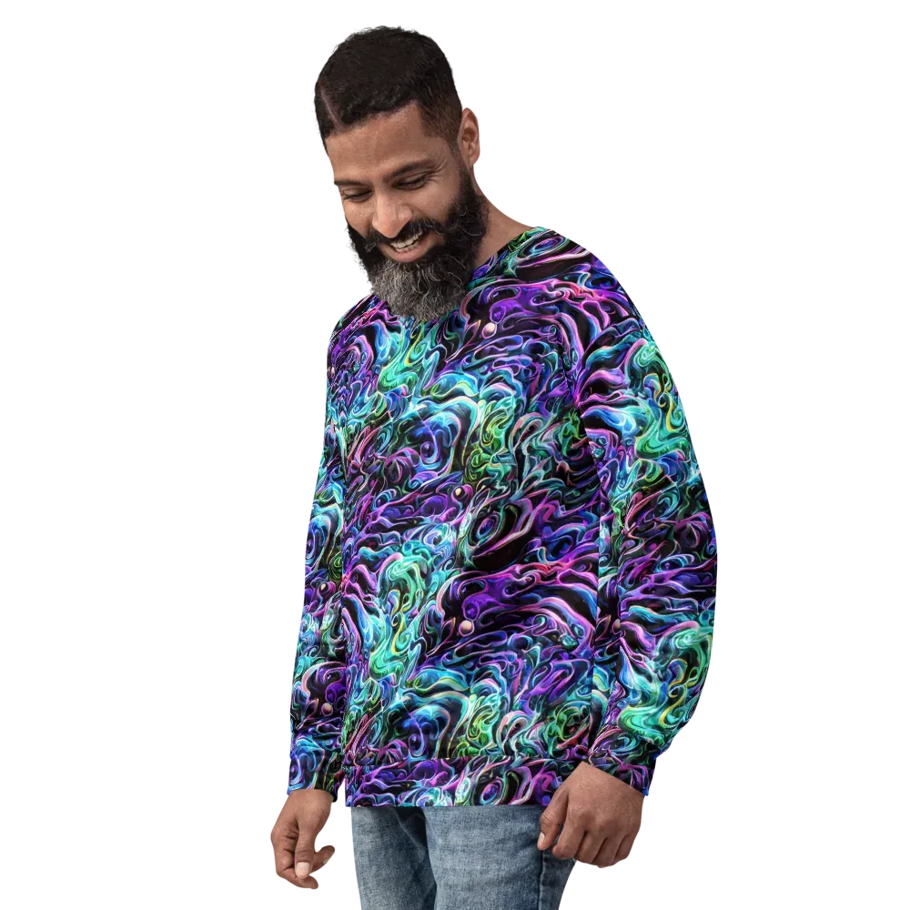 Afterglow Riptide on Sweatshirt — Left Front