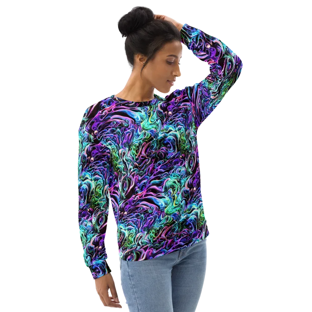 Afterglow Riptide on Sweatshirt — Right Front