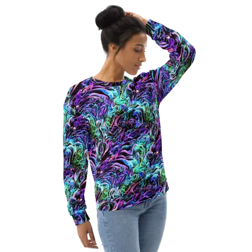 Afterglow Riptide on a Sweatshirt
