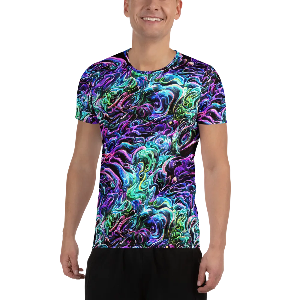 Afterglow Riptide on Men's Athletic T-Shirt — Front