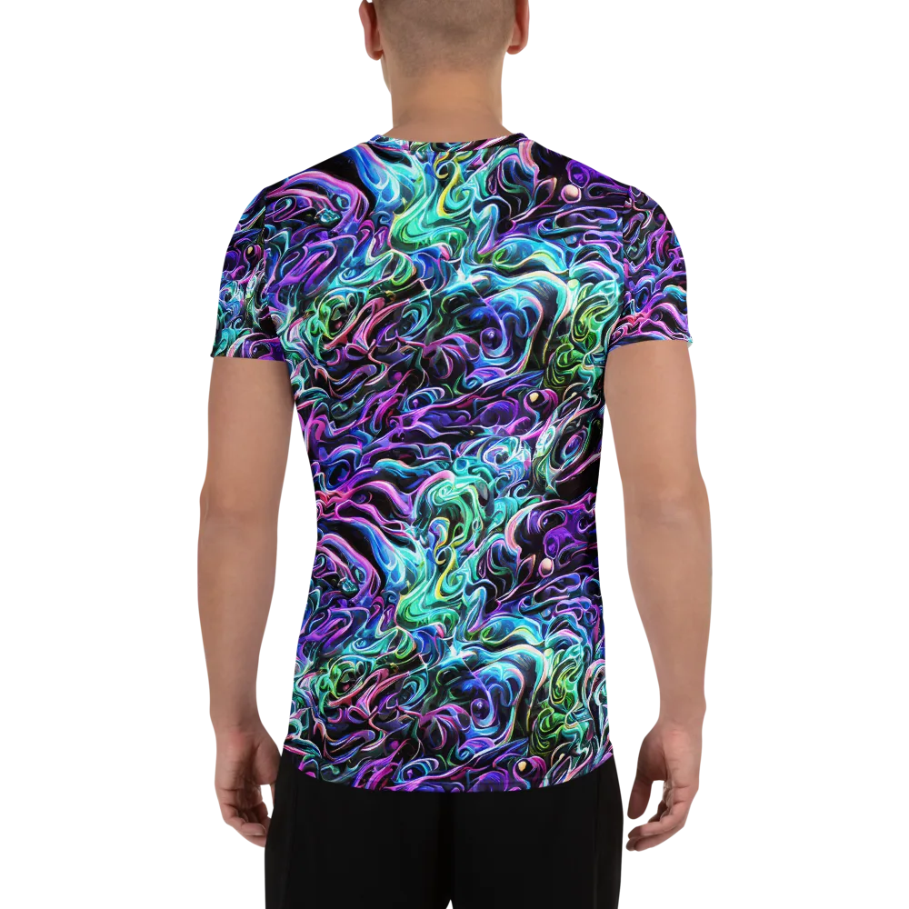 Afterglow Riptide on Men's Athletic T-Shirt — Back
