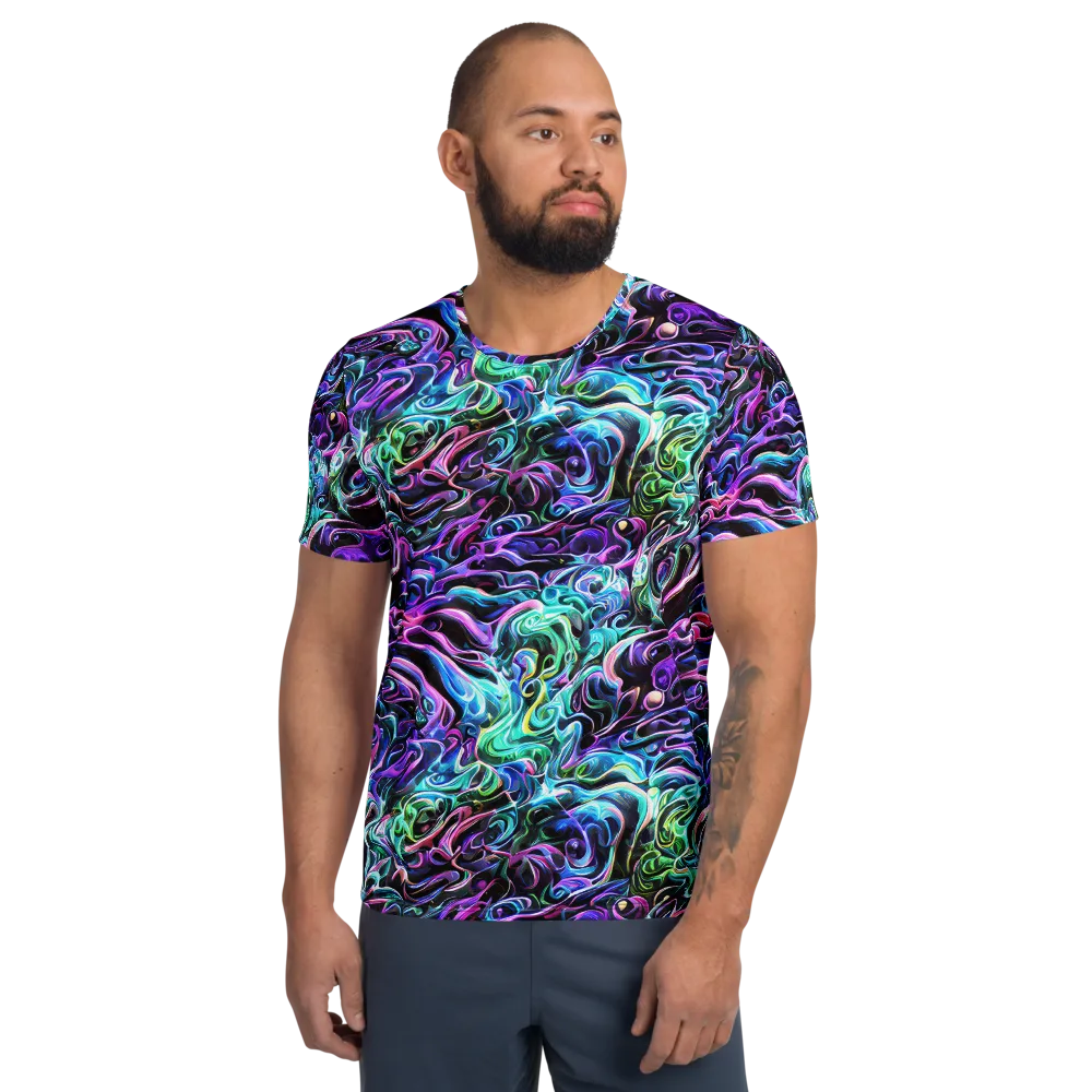 Afterglow Riptide on Men's Athletic T-Shirt — Front