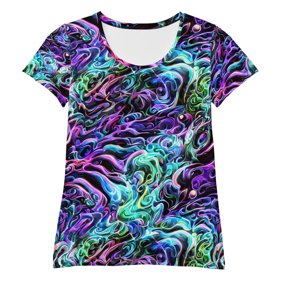 Afterglow Riptide on Women's Athletic T-Shirt — Front