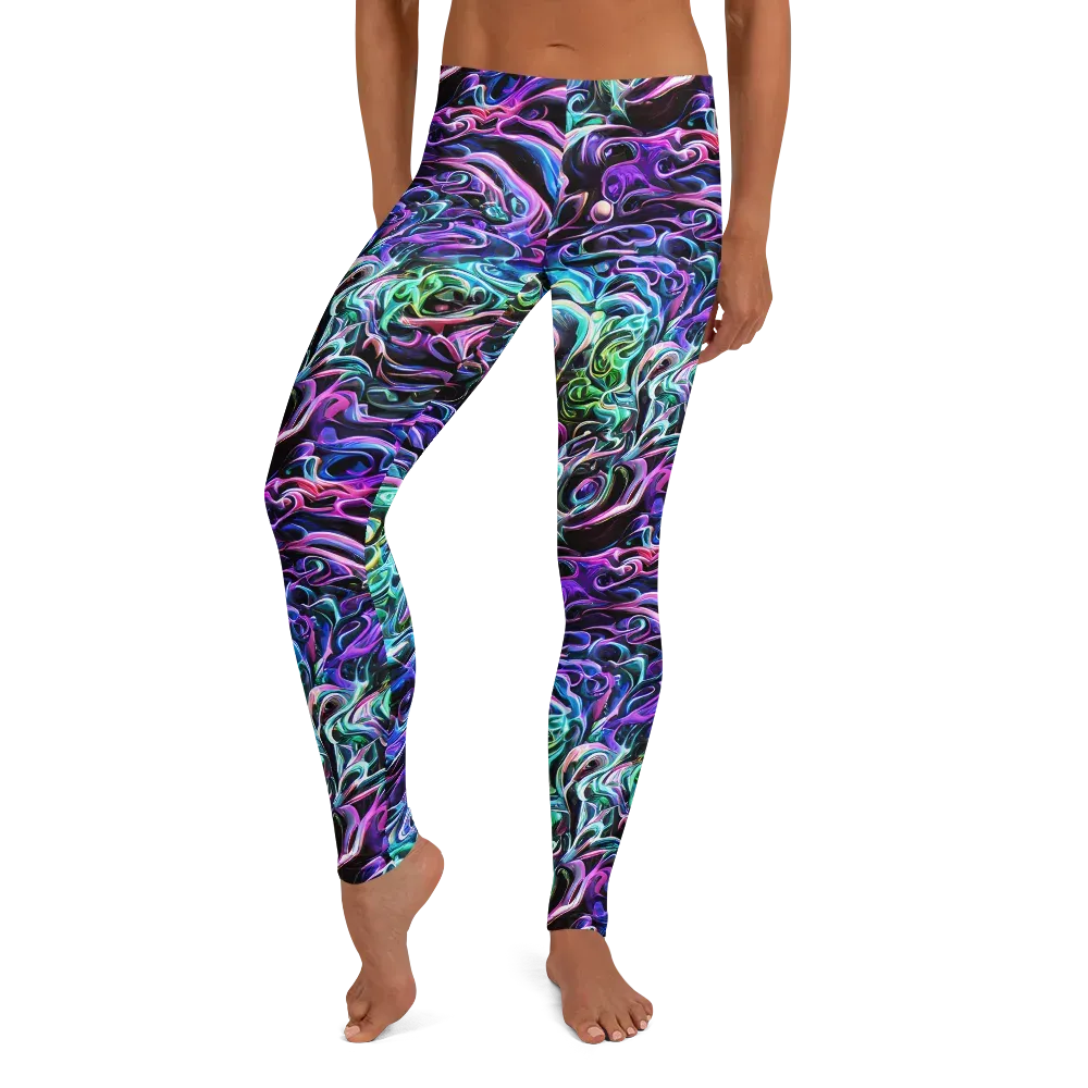 Afterglow Riptide on Leggings — Front