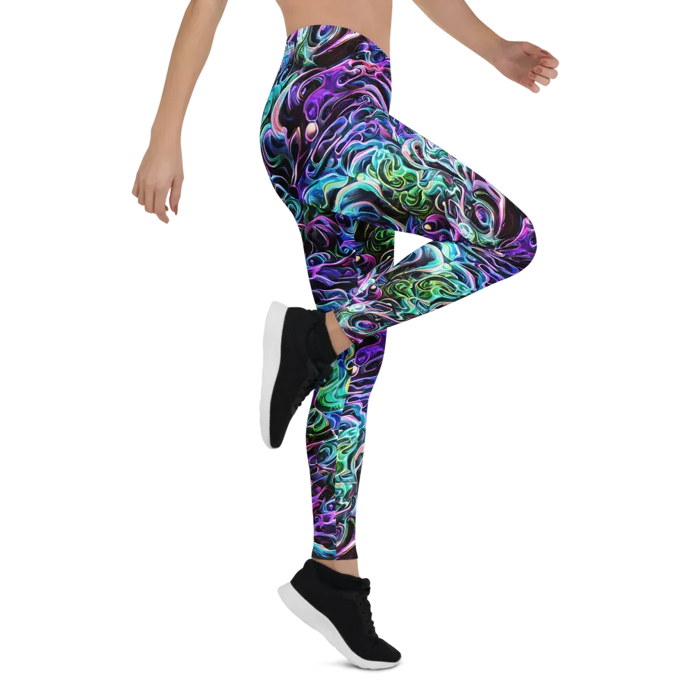 Afterglow Riptide on Leggings — Right