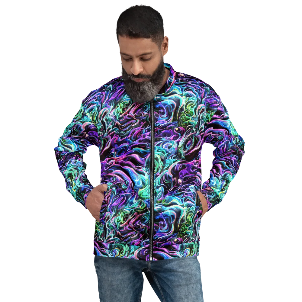 Afterglow Riptide on Bomber Jacket — Front