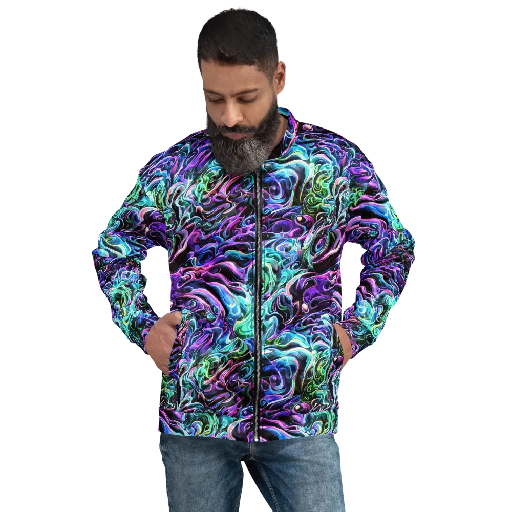 Afterglow Riptide on Bomber Jacket — Front