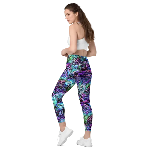 Afterglow Riptide on a Leggings with Pockets
