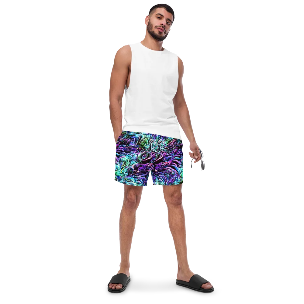 Afterglow Riptide on Swim Trunks — Front