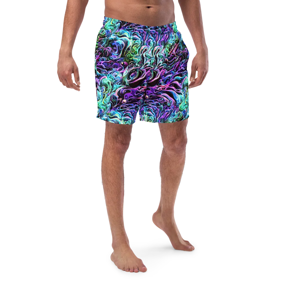 Afterglow Riptide on Swim Trunks — Front