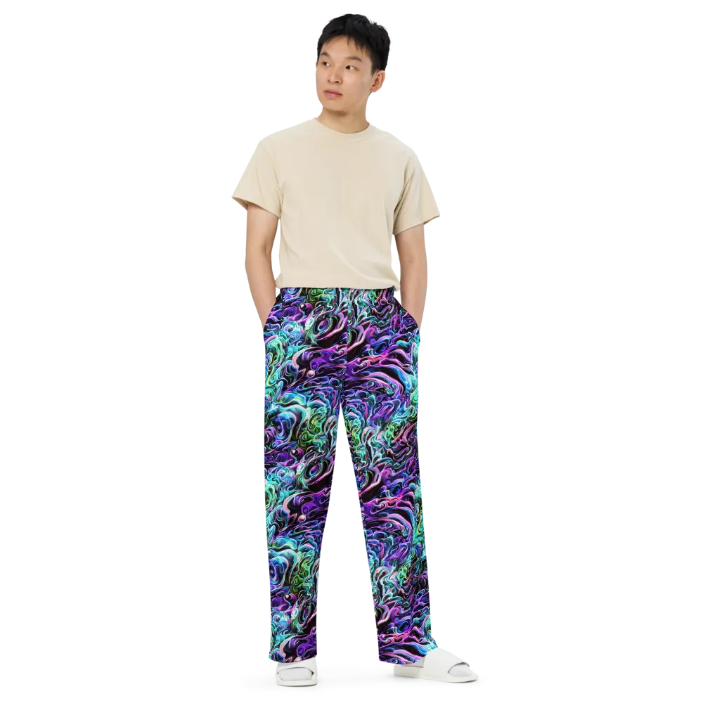 Afterglow Riptide on Wide-Leg Pants — Front