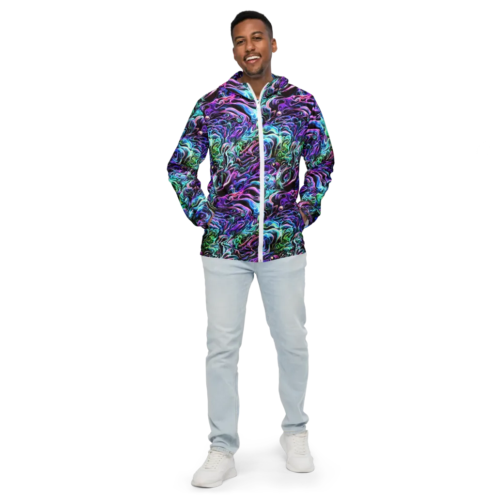 Afterglow Riptide on Men's Windbreaker — Front