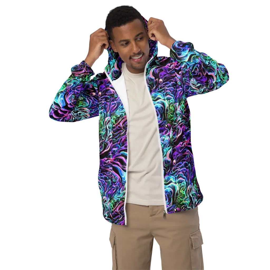 Afterglow Riptide on Men's Windbreaker — Front