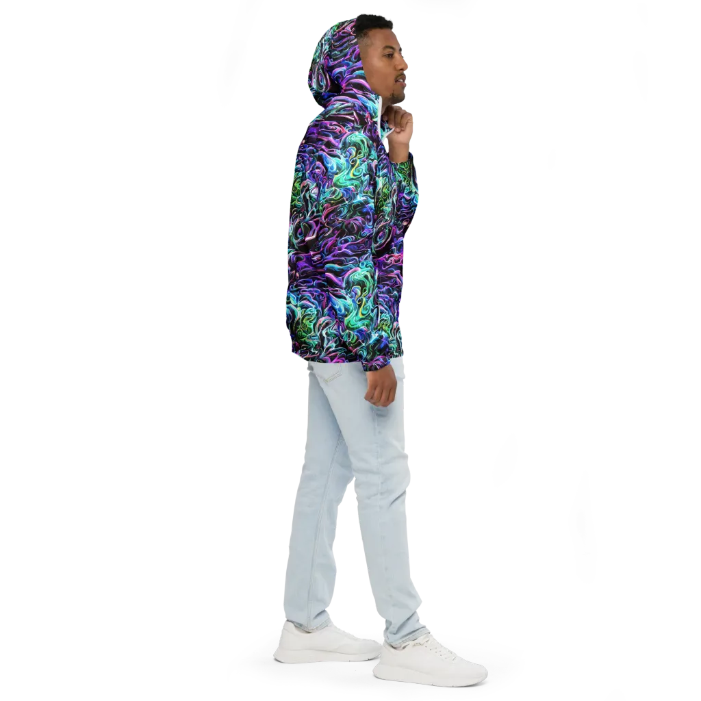 Afterglow Riptide on Men's Windbreaker — Right