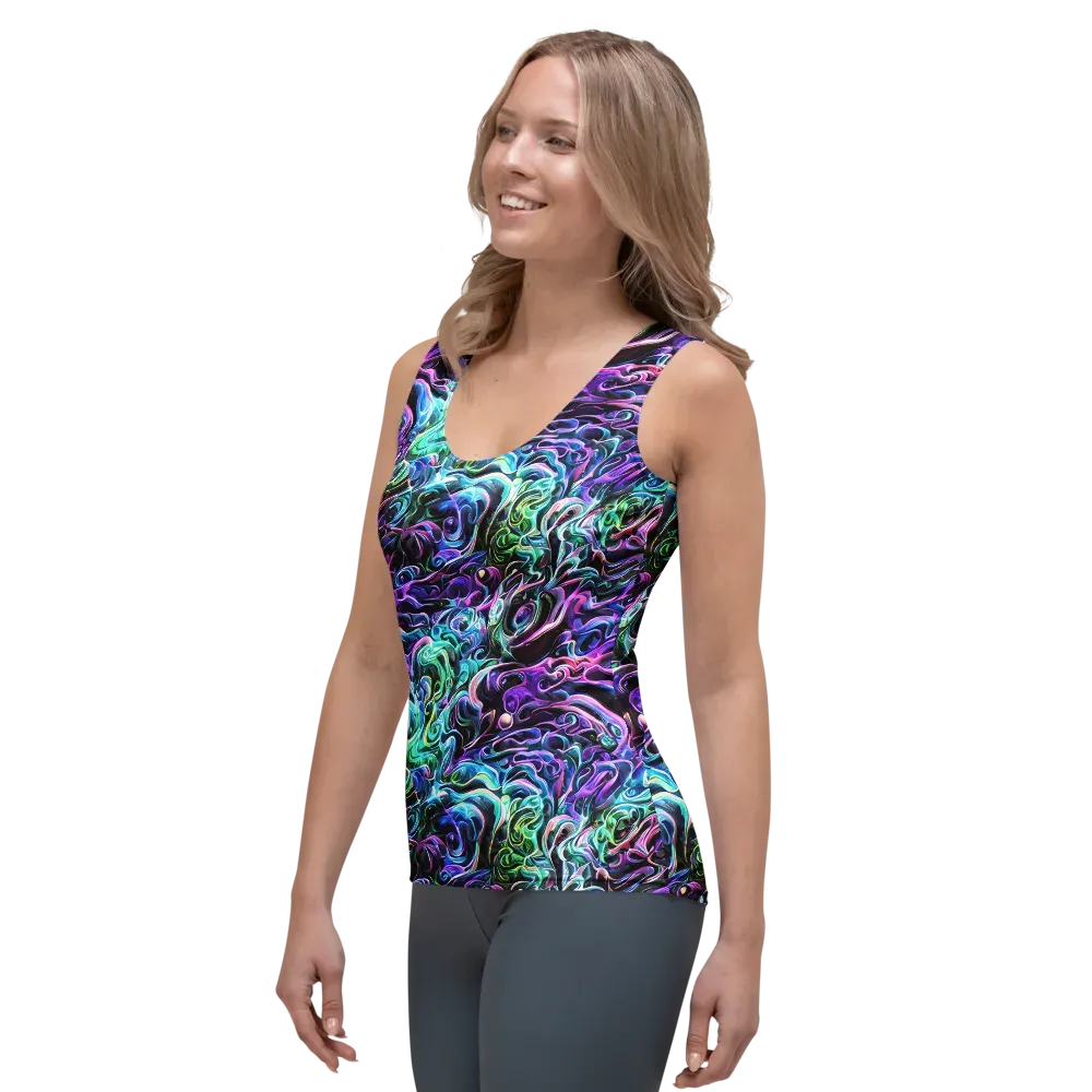 Afterglow Riptide on Women's Tank Top — Left Front