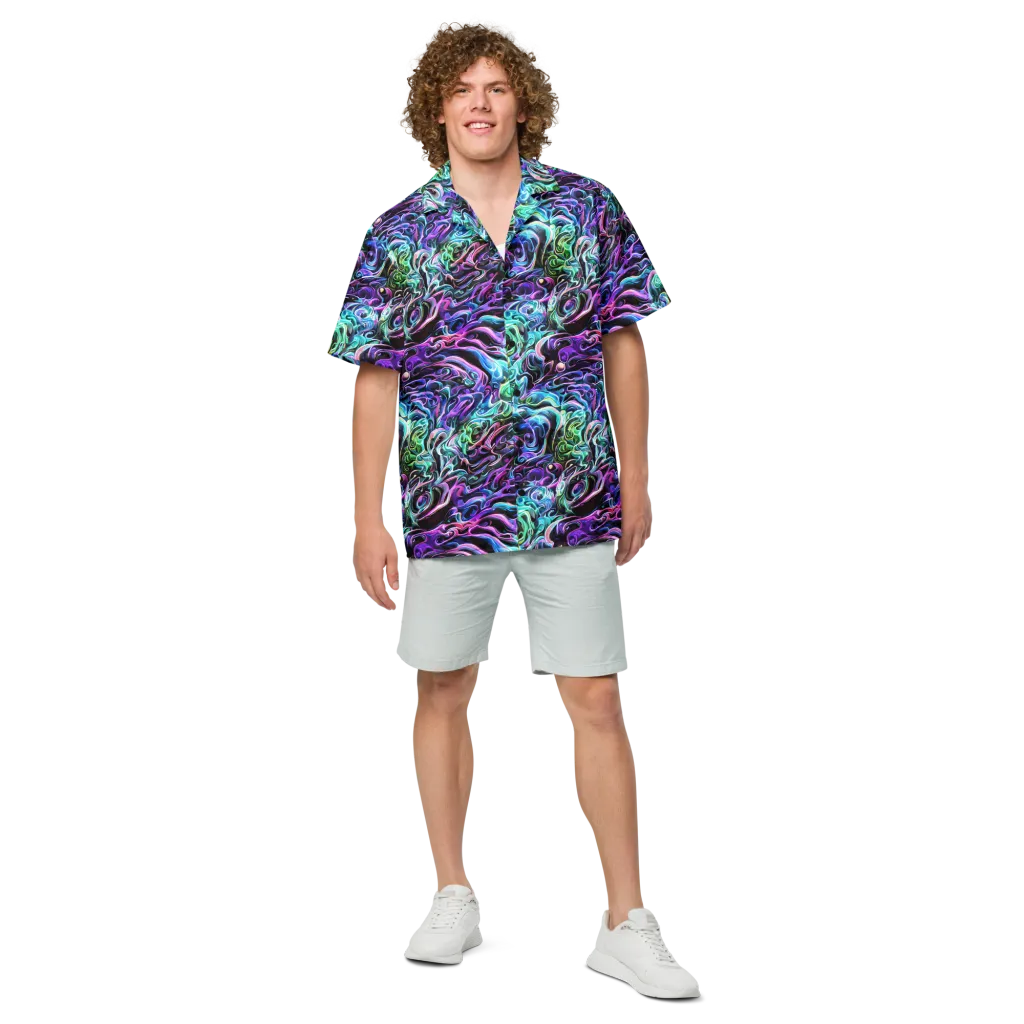 Afterglow Riptide on Button Shirt — Front