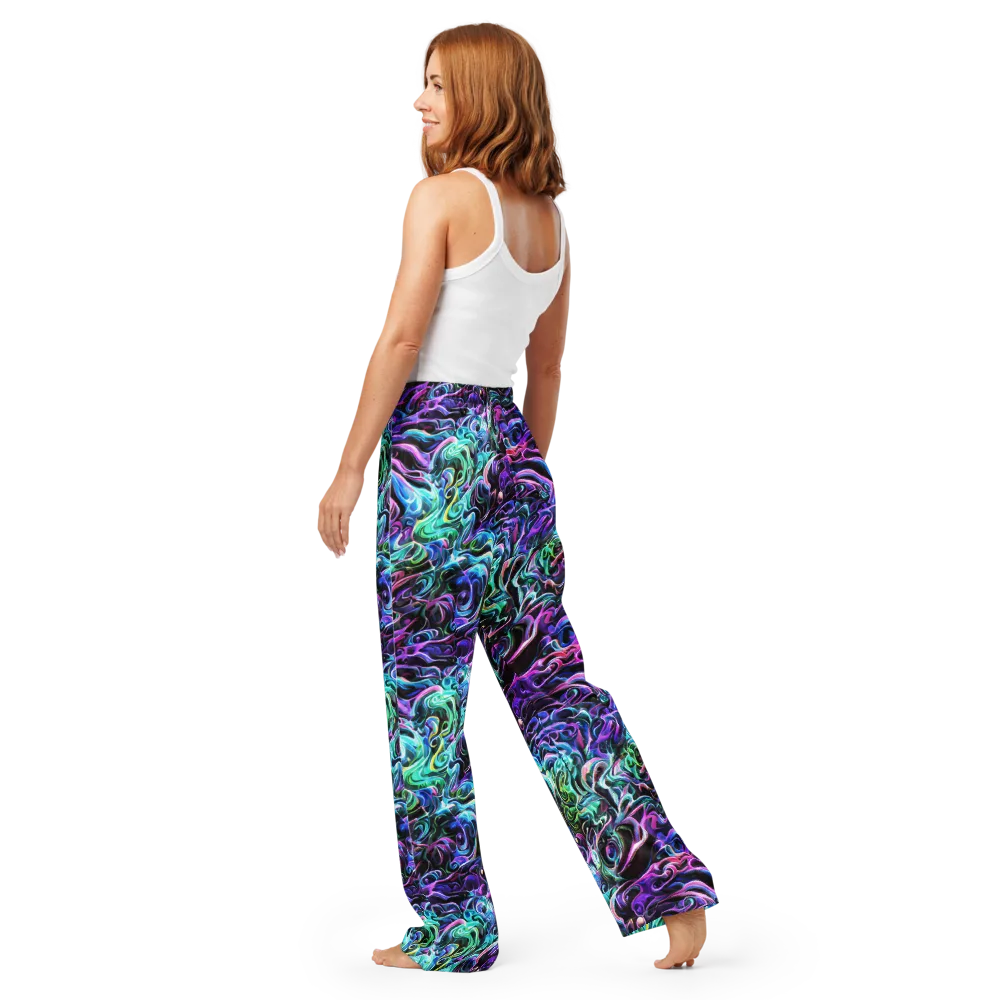 Afterglow Riptide on Women's Pajama Pants — Back