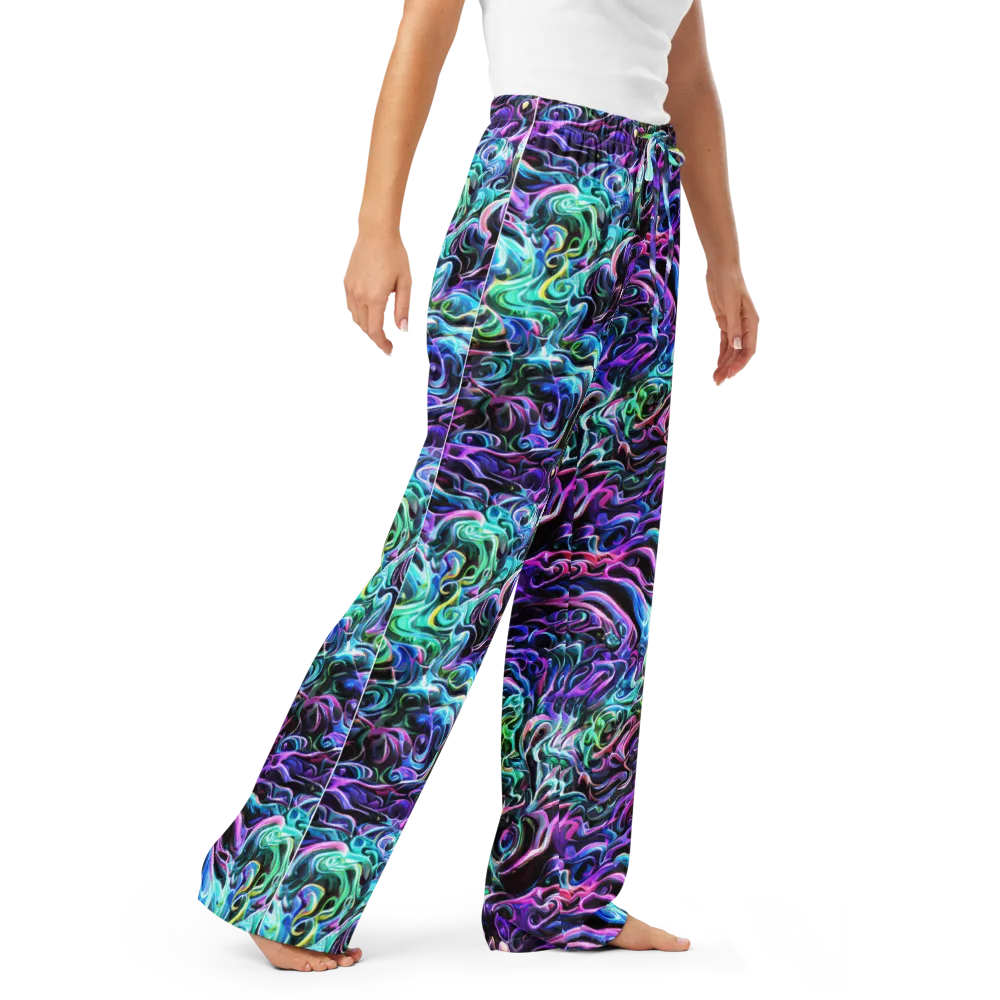 Afterglow Riptide on Women's Pajama Pants — Right Front