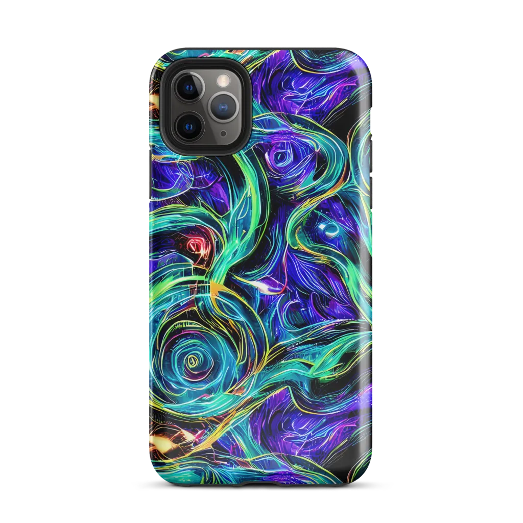 Luminous Swirl on Tough Case for iPhone® — Front