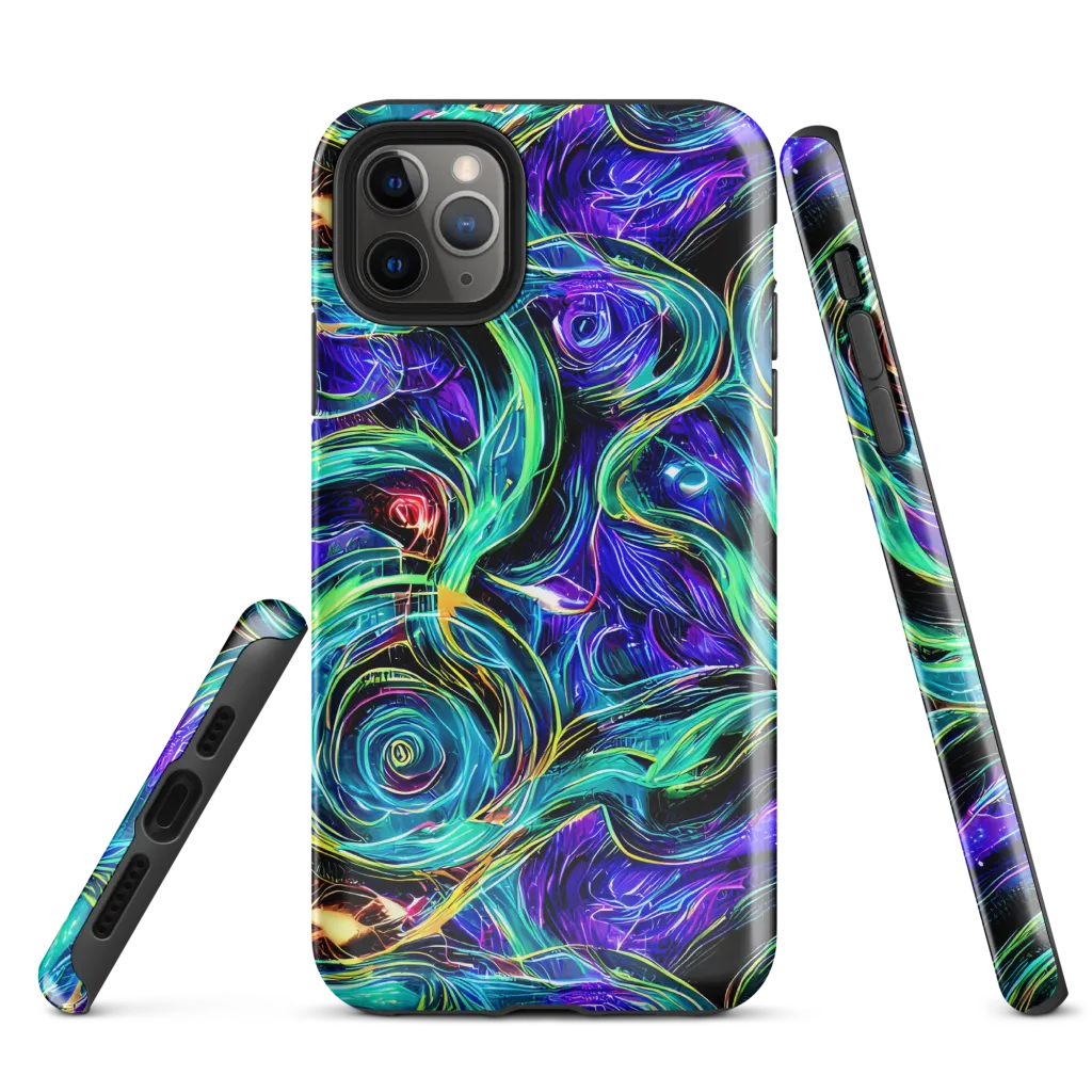 Luminous Swirl on Tough Case for iPhone® — Front