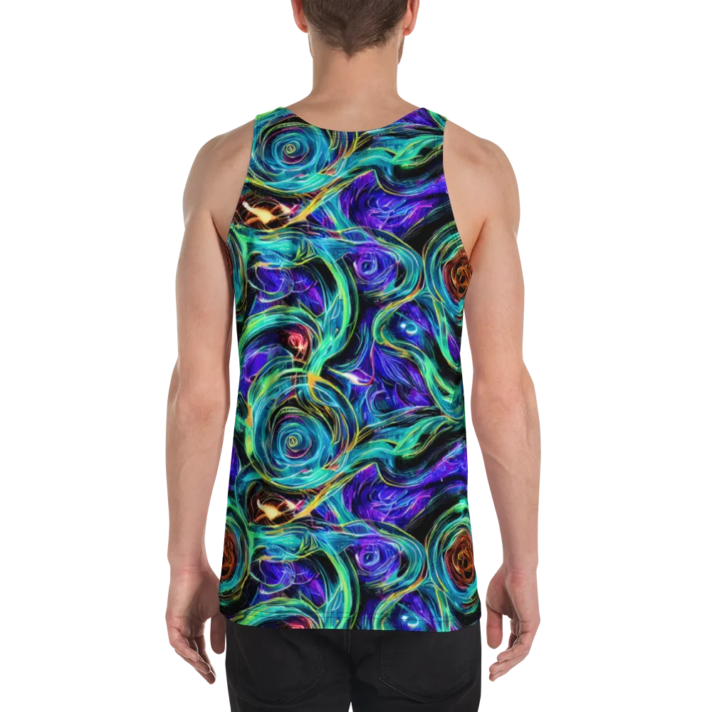 Luminous Swirl on Men's Tank Top — Back
