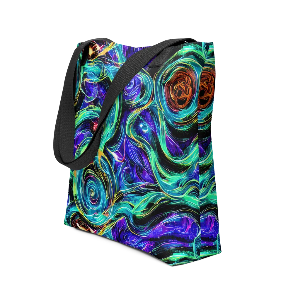Luminous Swirl on Tote Bag — Front
