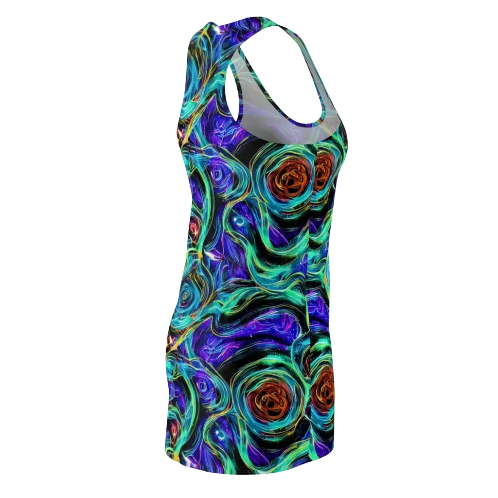 Luminous Swirl on Racerback Dress — Back Side