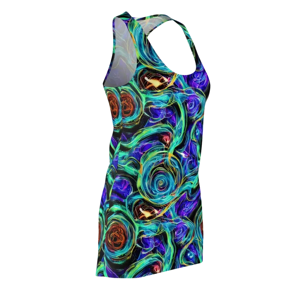 Luminous Swirl on Racerback Dress — Front Side