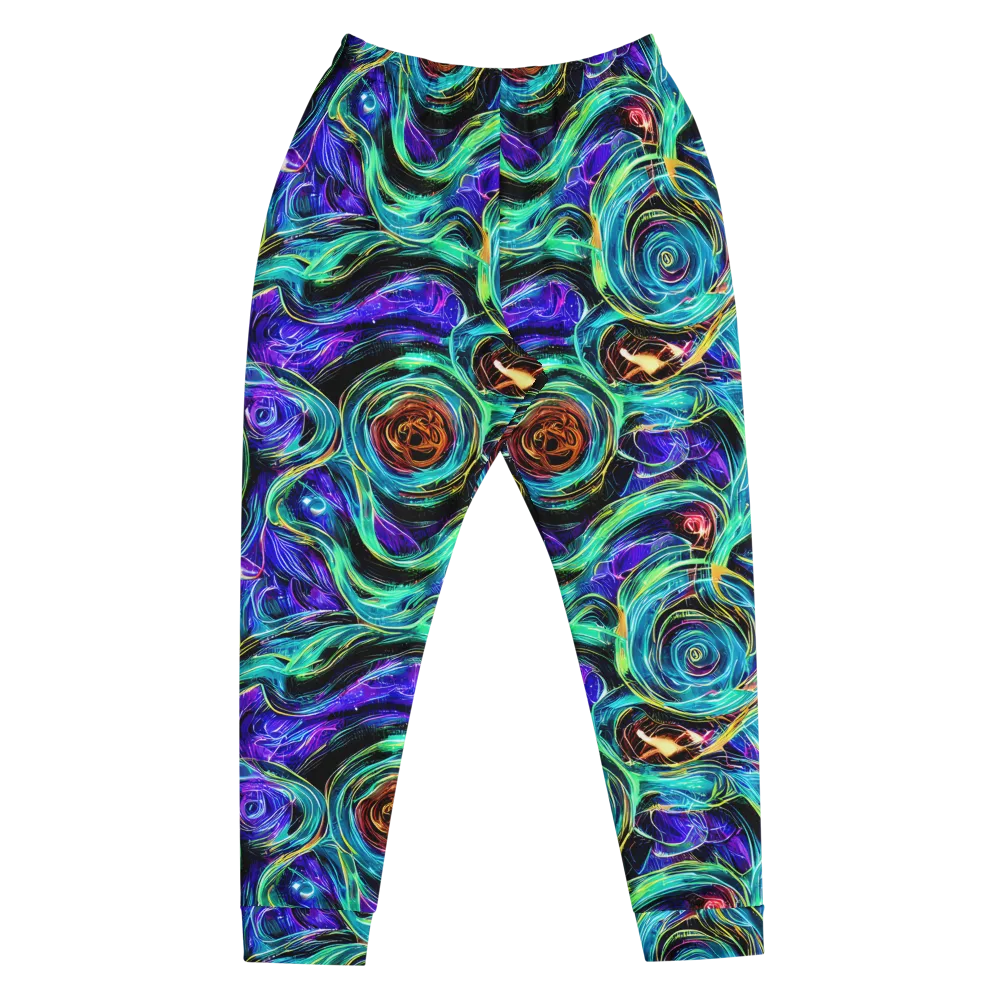 Luminous Swirl on Men's Joggers — Front