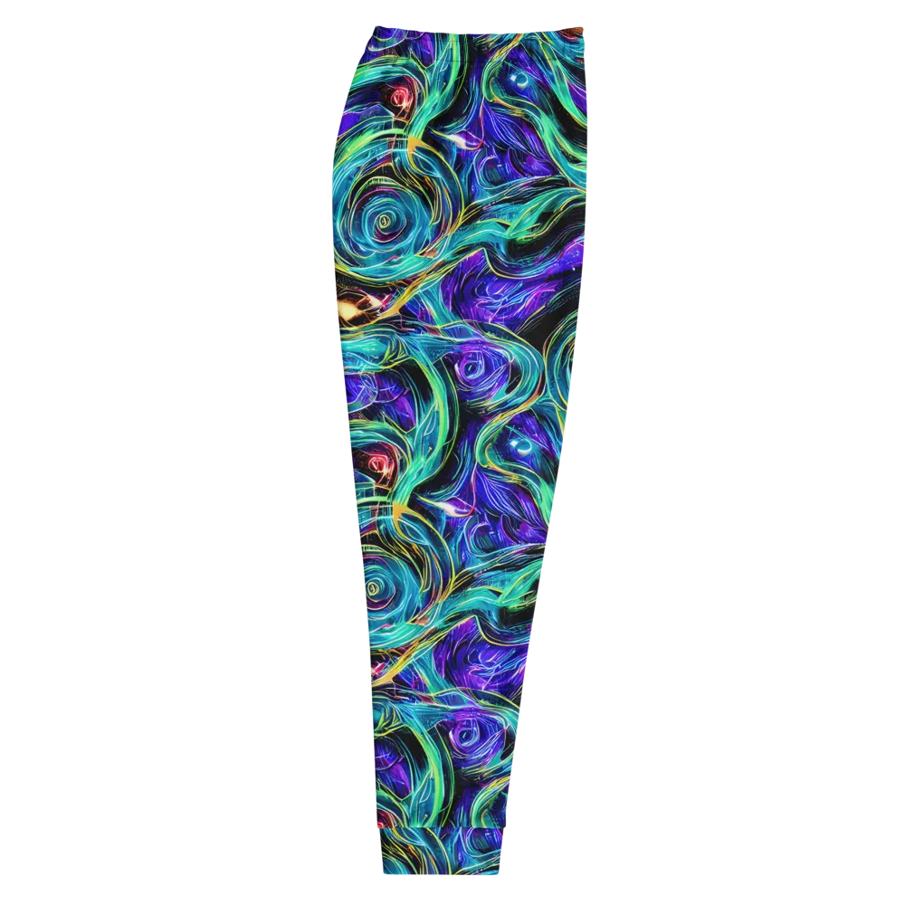 Luminous Swirl on Men's Joggers — Right