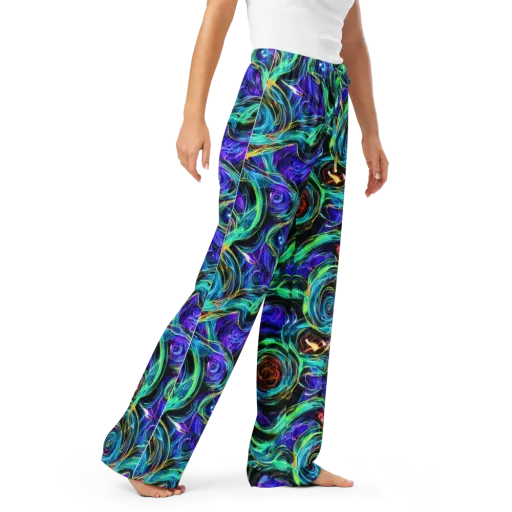 Luminous Swirl on a Women's Pajama Pants