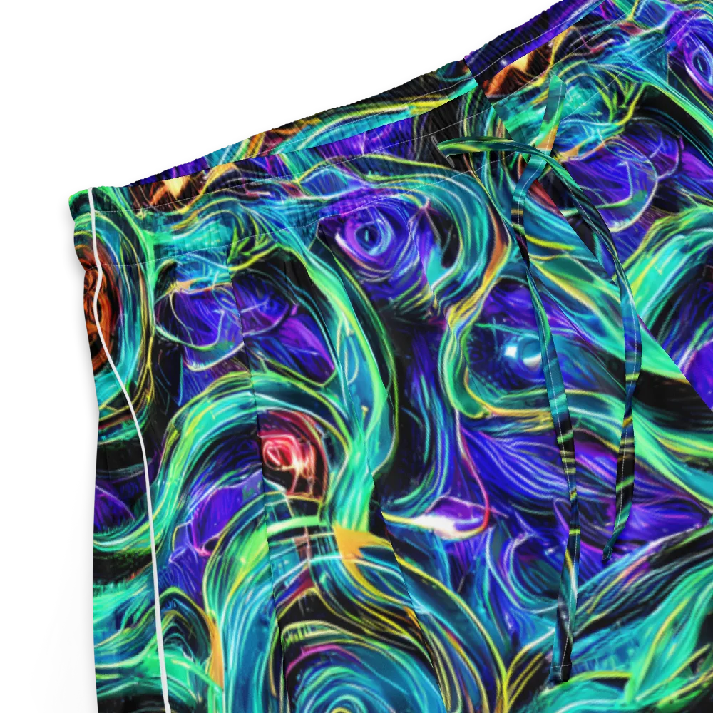 Luminous Swirl on Women's Pajama Shorts — Product details