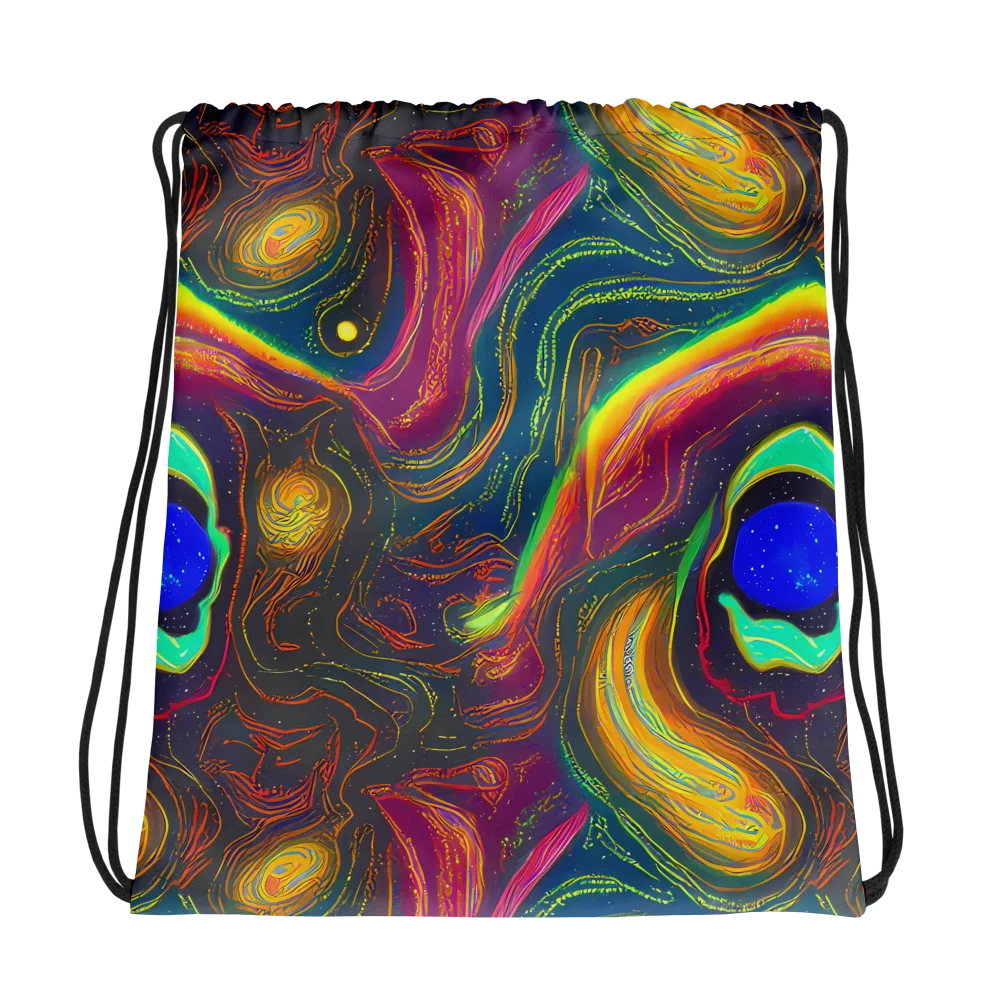 Ultraviolet River on Drawstring Bag — Photo