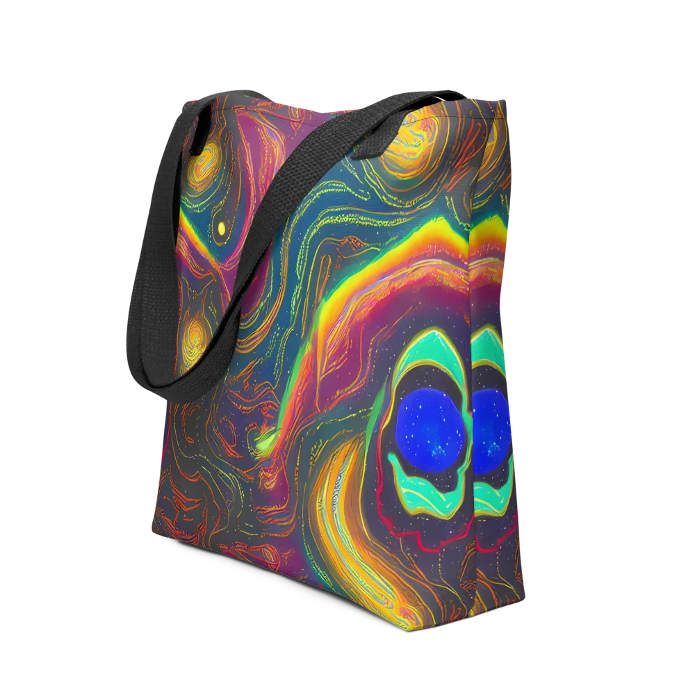 Ultraviolet River on Tote Bag — Front