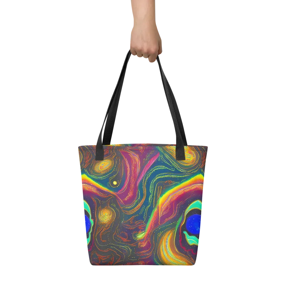 Ultraviolet River on Tote Bag — Front
