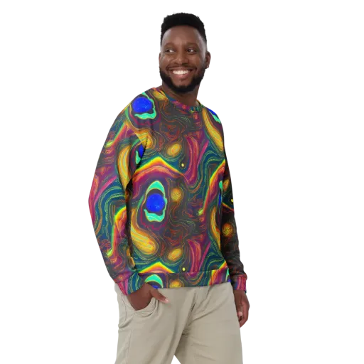 Ultraviolet River on a Sweatshirt